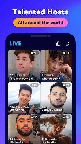 HeeSay - Blued LIVE & Dating Capture d'écran 0