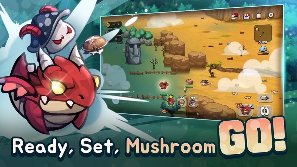 Mushroom Go! Mga Paglulunsad: Team Up at Conquer Dungeons