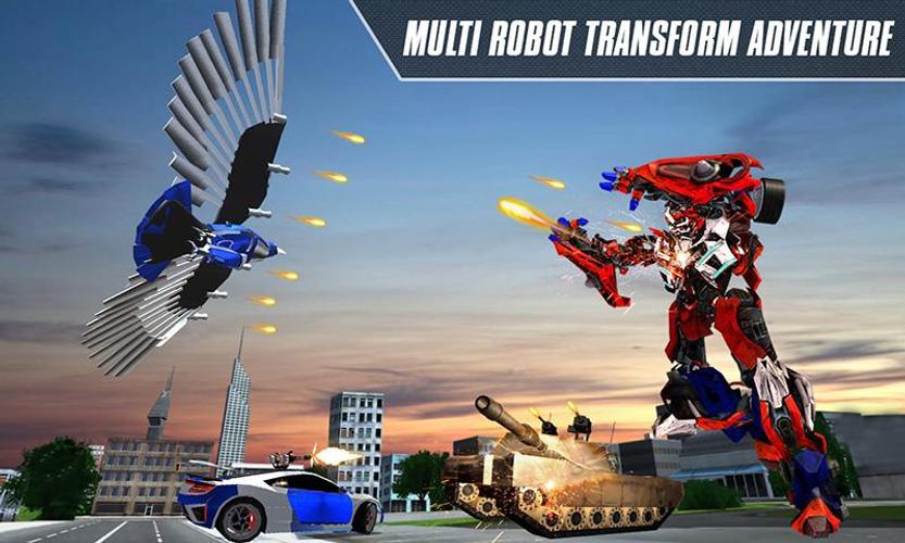 Multi Robot Transform Car Game স্ক্রিনশট 0