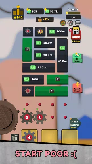 Idle Gear Factory Tycoon Ekran Görüntüsü 0