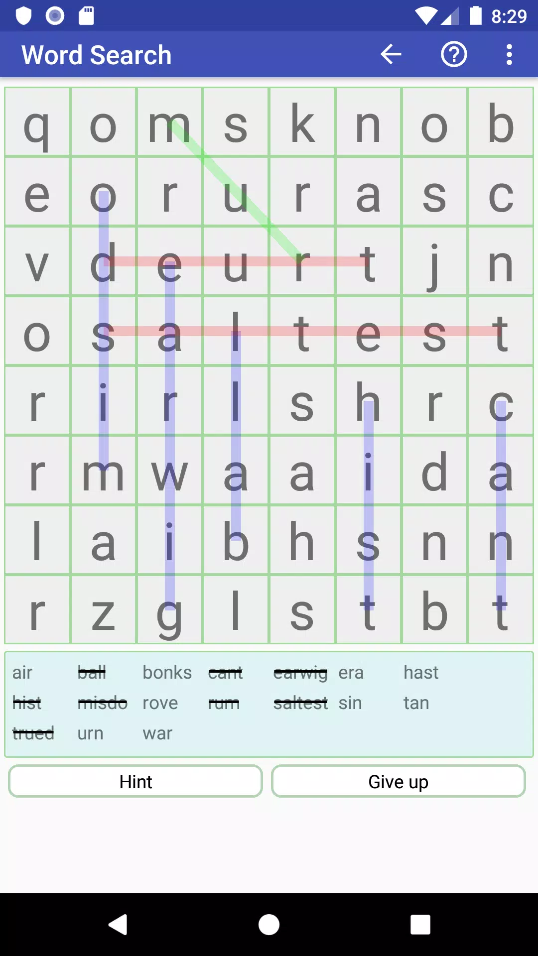 WGC Word Game Collection應用截圖第1張