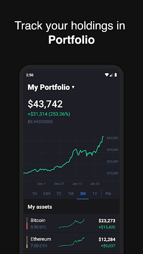 Hodler – Crypto Portfolio應用截圖第1張