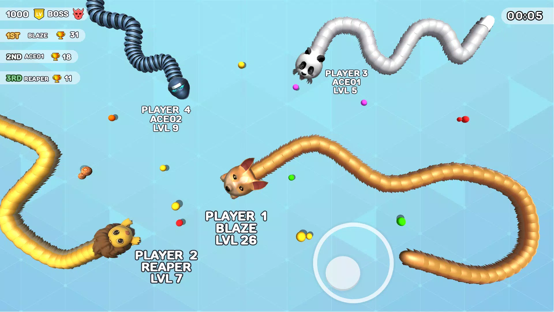 Worms Clash - Snake Games應用截圖第3張