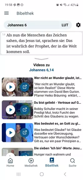 Bibel TV App Screenshot 2