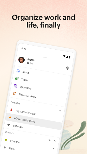 Todoist: Lista & Planner Captura de tela 0