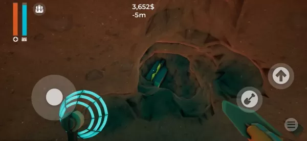 creuser un trou sans fin avec des trésors en dessous