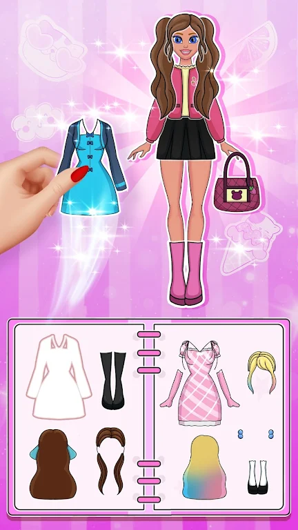 Paper Doll Dairy: Dress Up Скриншот 0