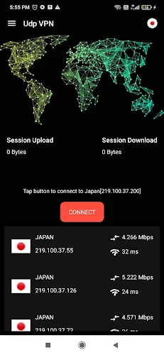 Udp VPN স্ক্রিনশট 1