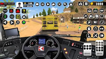 Schermata Offroad School Bus Driver Game 2