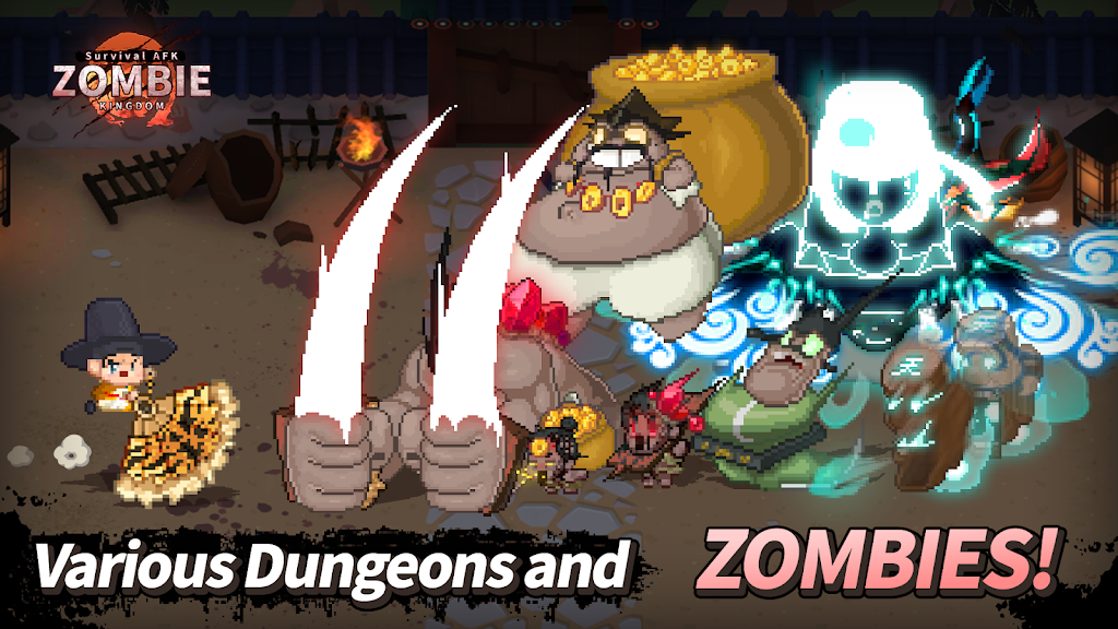 ZOMBIE Kingdom : Idle RPG Captura de tela 2