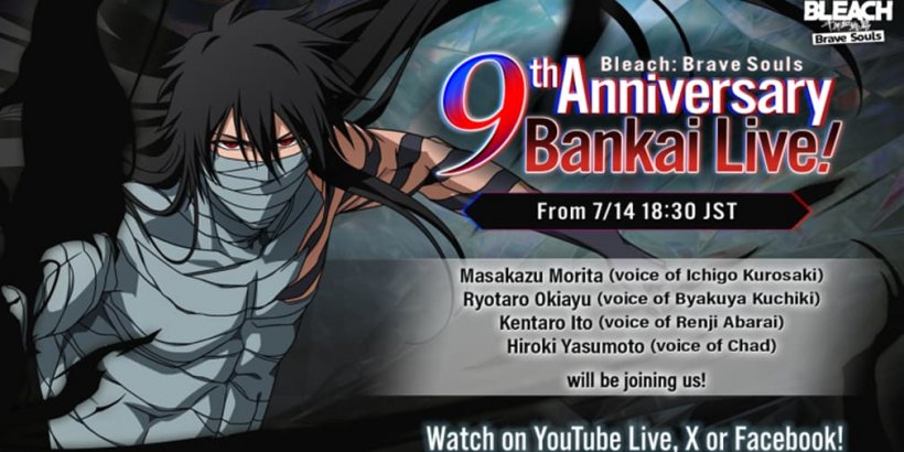 Bleach: Brave Souls Celebrates 9th Anniversary with Special Livestream