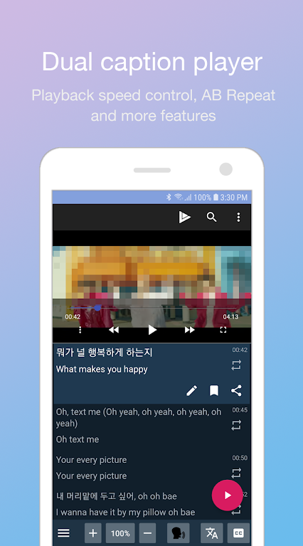 LingoTube dual caption player Mod Ảnh chụp màn hình 0