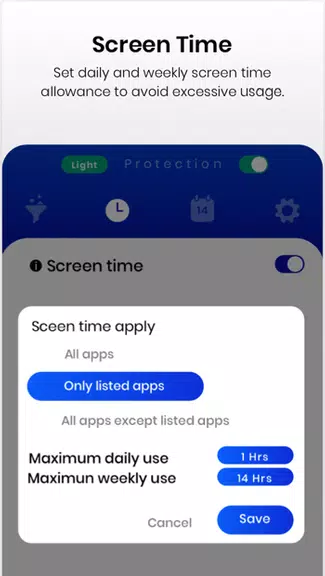 Schermata Netspark Real-time filter 3
