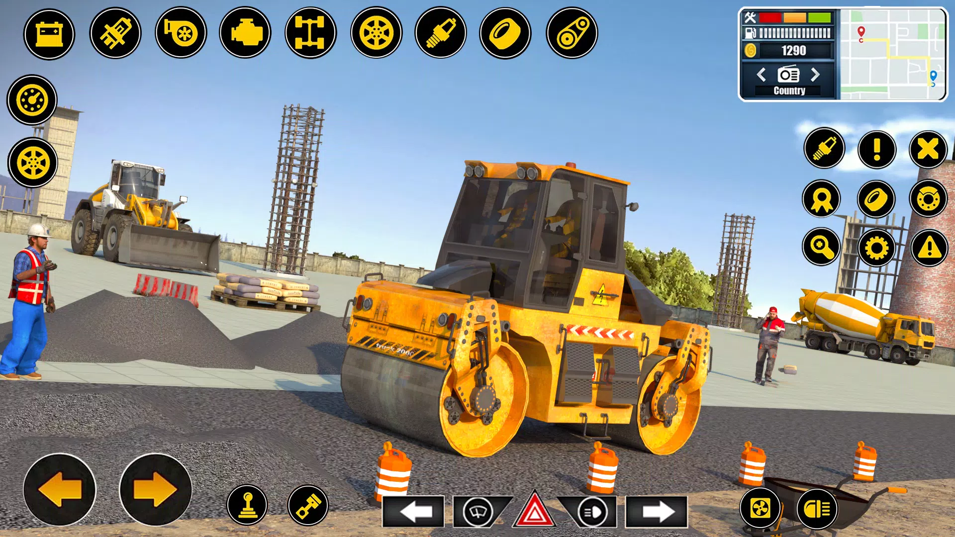 3D City Road Construction Game Скриншот 3