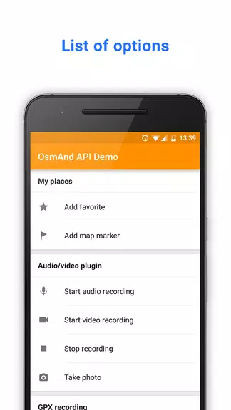 OsmAnd API Demo 스크린샷 0