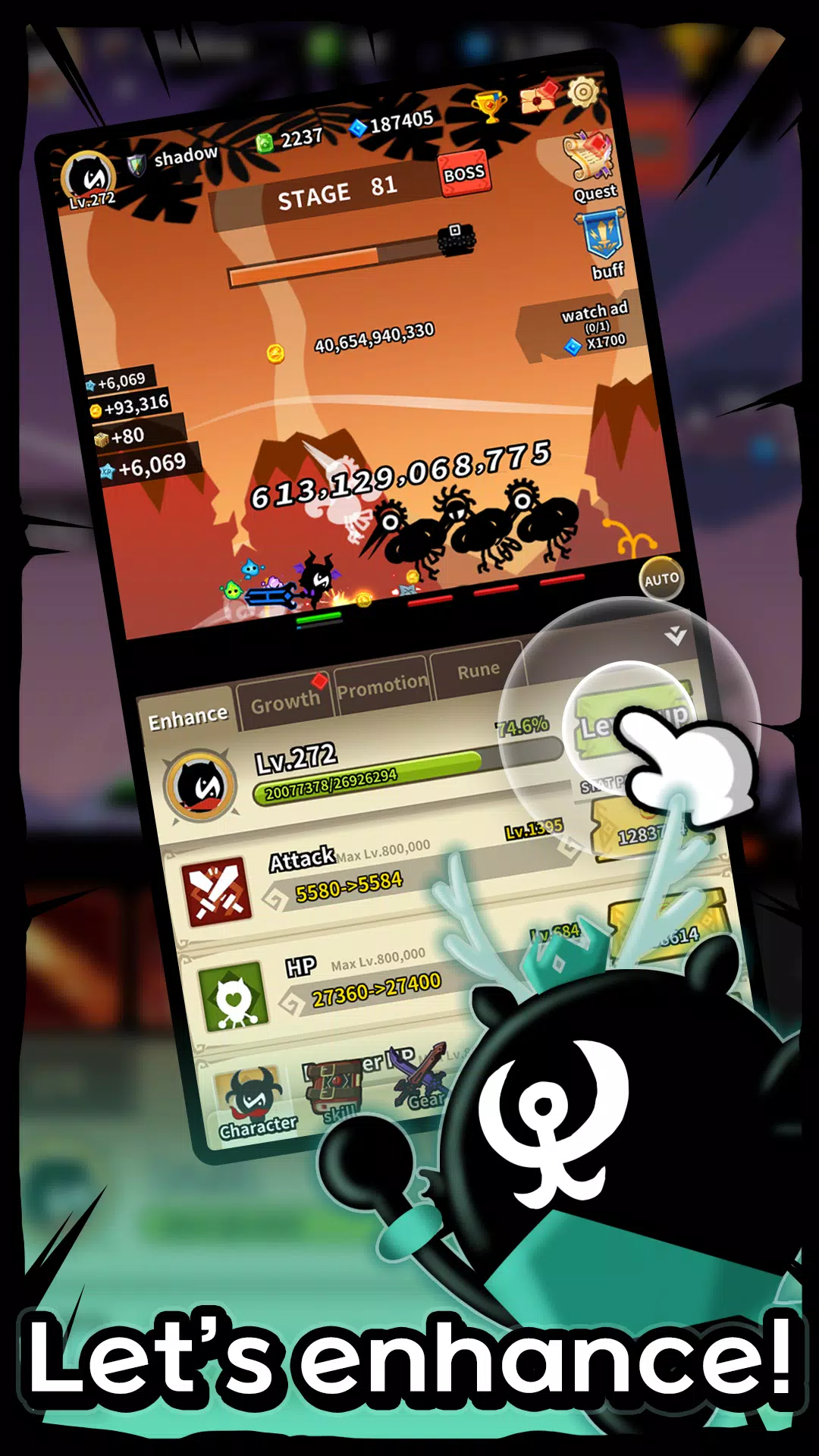 Demon Hero season2: Idle RPG スクリーンショット 3