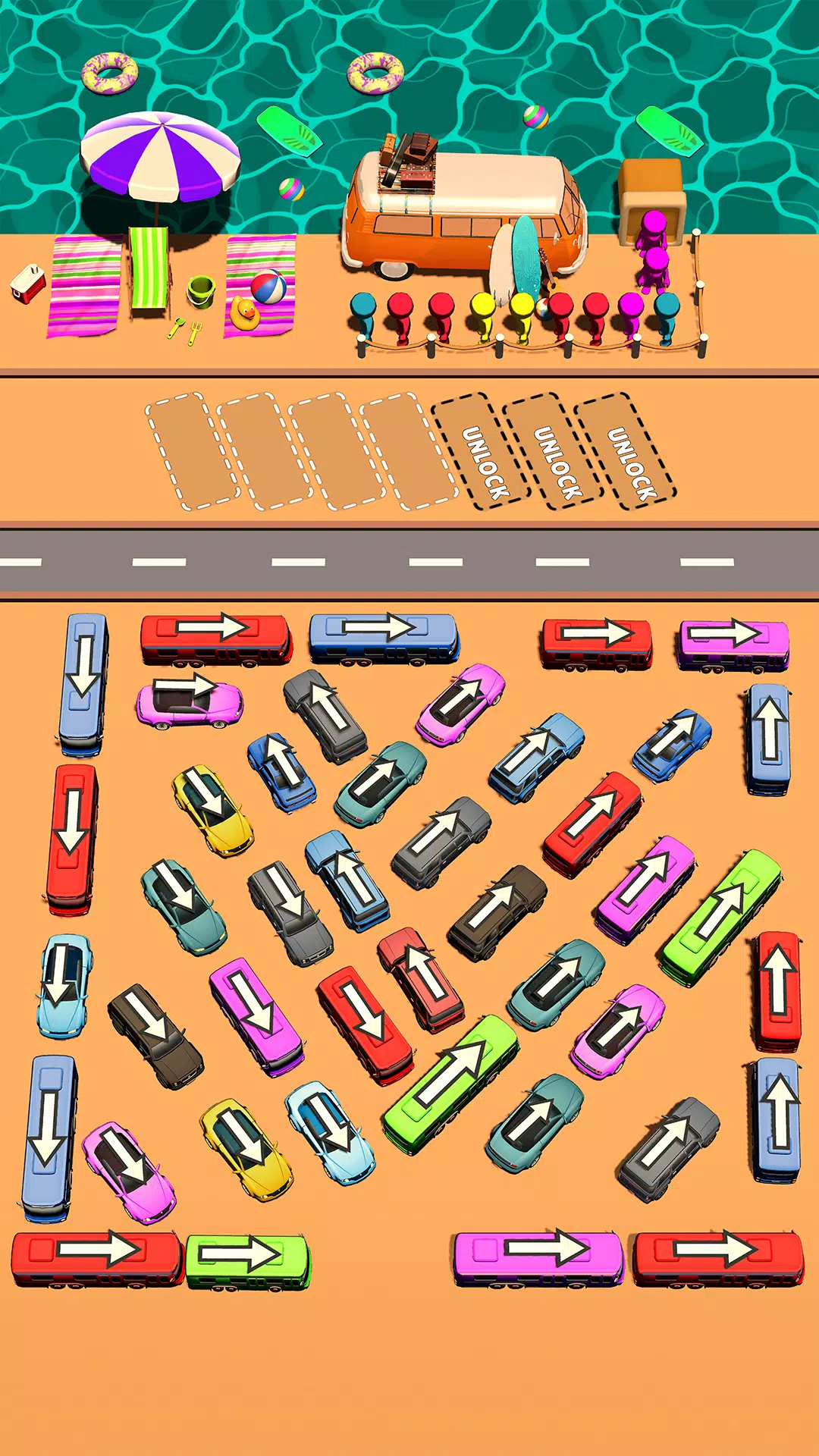 Bus Swipe: Car Parking Jam スクリーンショット 0