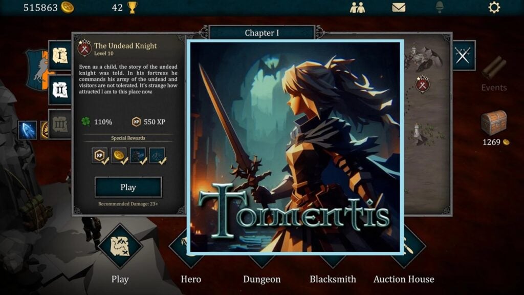 Enter "Tormentis" Dungeon-Building Adventure on Android