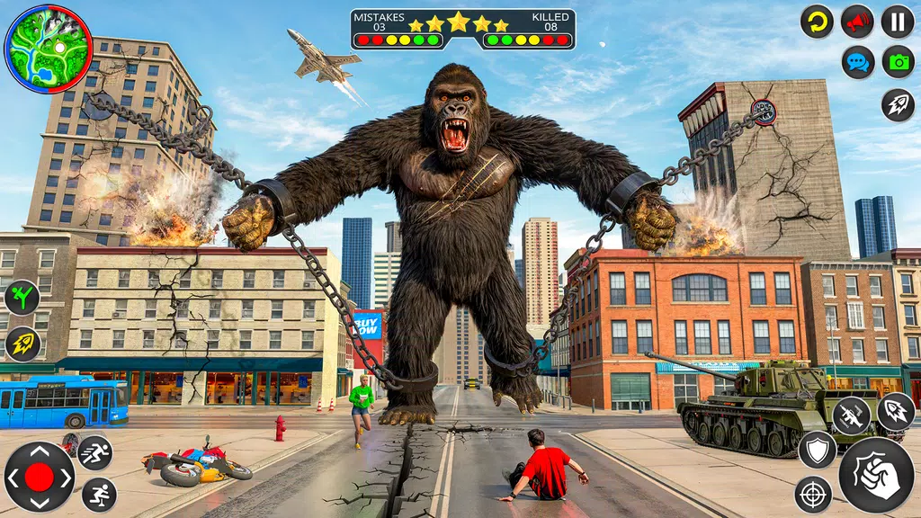 King Kong Gorilla City Attack Schermafbeelding 1