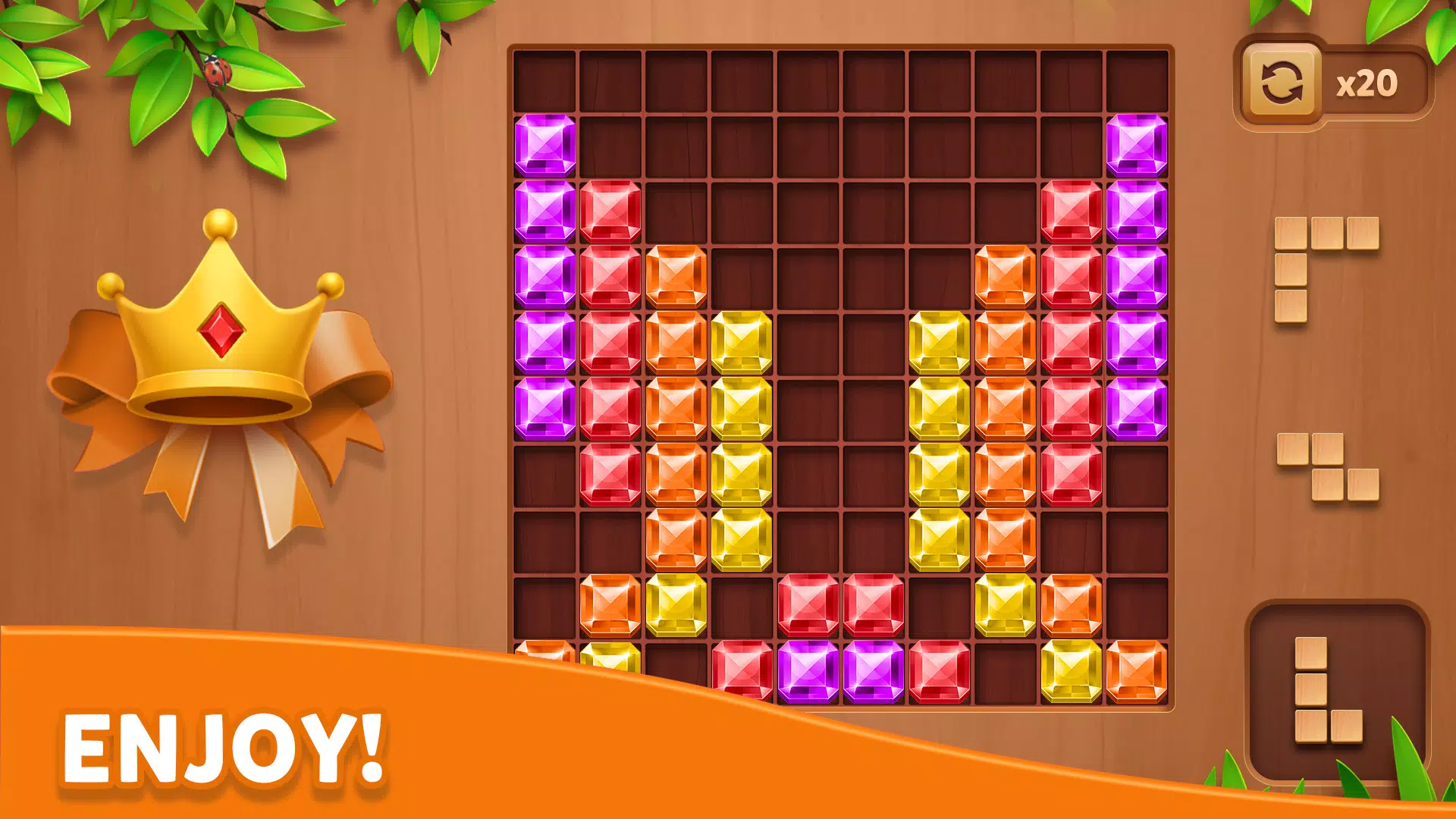 Cube Block - Woody Puzzle Game ဖန်သားပြင်ဓာတ်ပုံ 3