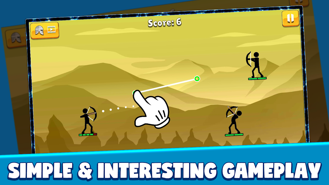 Sticks Archer : Arrow Master Mod Capture d'écran 2