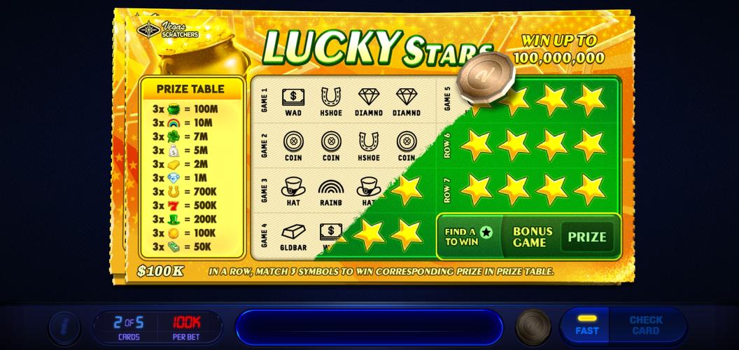 Vegas Lottery Scratchers ဖန်သားပြင်ဓာတ်ပုံ 0