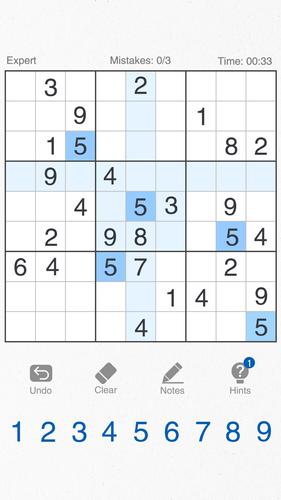 Sudoku-Classic Brain Puzzle Captura de tela 0