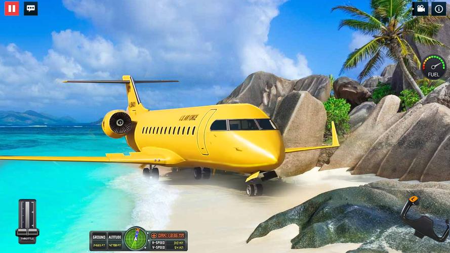 Airbus Simulator Airplane Game Скриншот 3