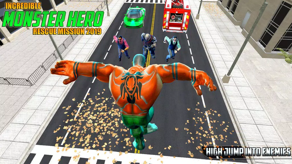 Incredible Monster Superhero Crime City 2018 Ekran Görüntüsü 1