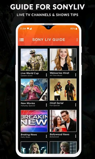 SonyLiv - Live TV Shows, Cricket & Movies Guide应用截图第2张