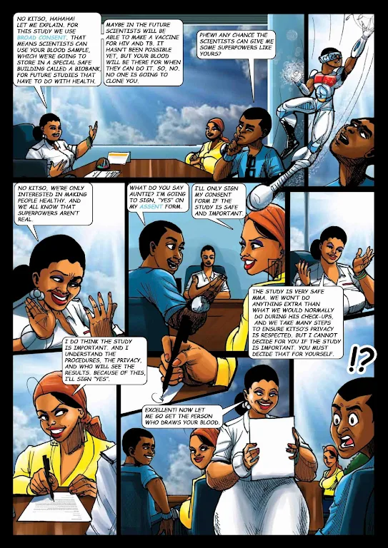 Botswana Baylor Comic Book Setswana স্ক্রিনশট 1