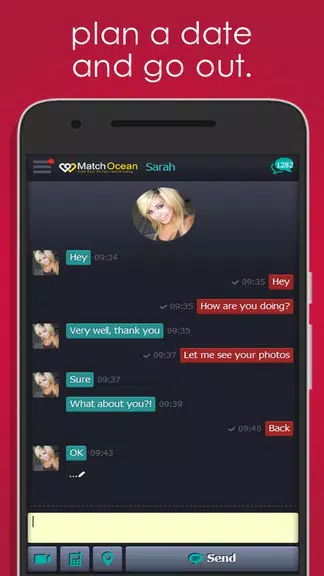 Free Dating App & Flirt Chat - MatchOcean Captura de pantalla 1