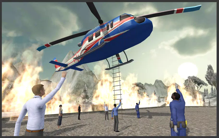 Helicopter Hill Rescue 스크린샷 0