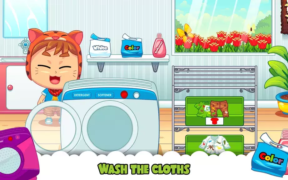 Marbel Laundry - Kids Game スクリーンショット 2