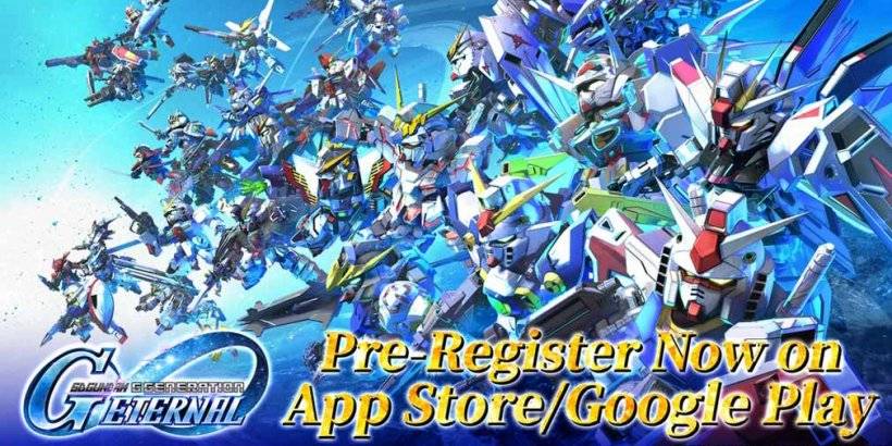 Pre -register nu: SD Gundam G Generation Eternal - Verzamel mobiele pakken uit 70 titels