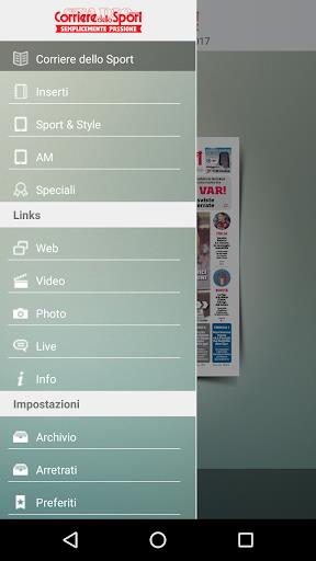 Corriere dello Sport HD Schermafbeelding 1