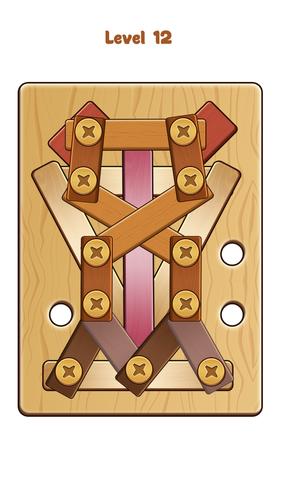 Nuts & Bolts Wood Screw Puzzle應用截圖第1張