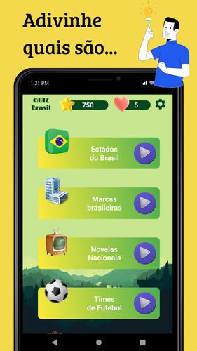 Quiz Brasil 스크린샷 1