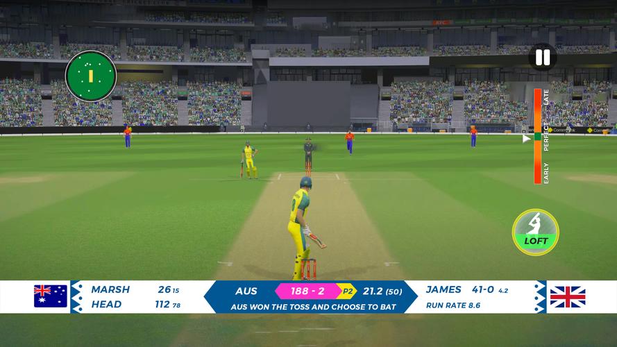 Real T20 Cricket Games 2023 Ekran Görüntüsü 0