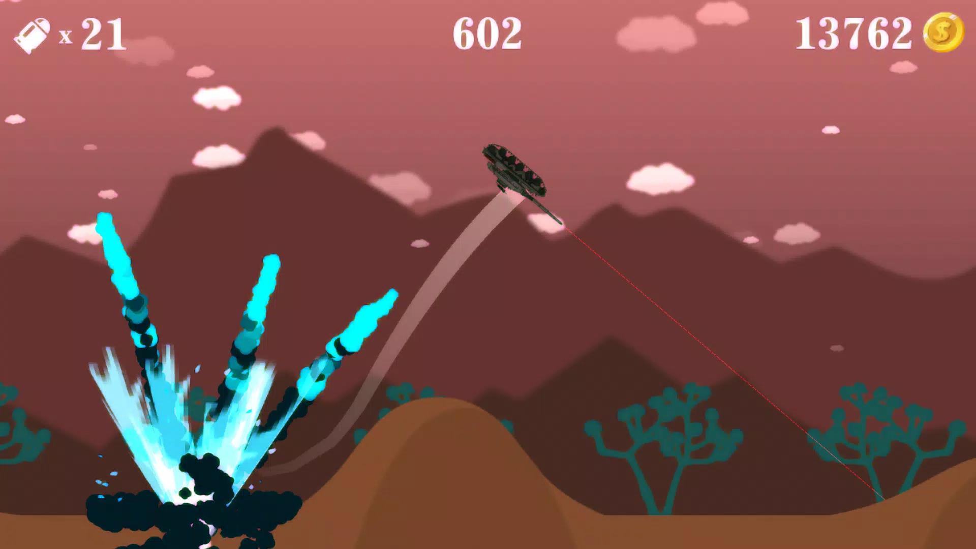 Flip the tank blast shot Captura de tela 0