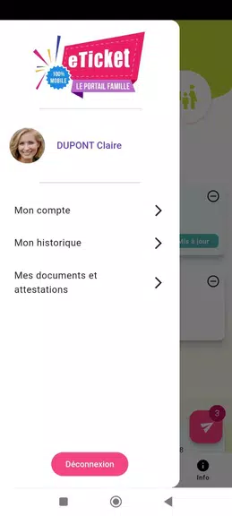 eTicket Famille Capture d'écran 1