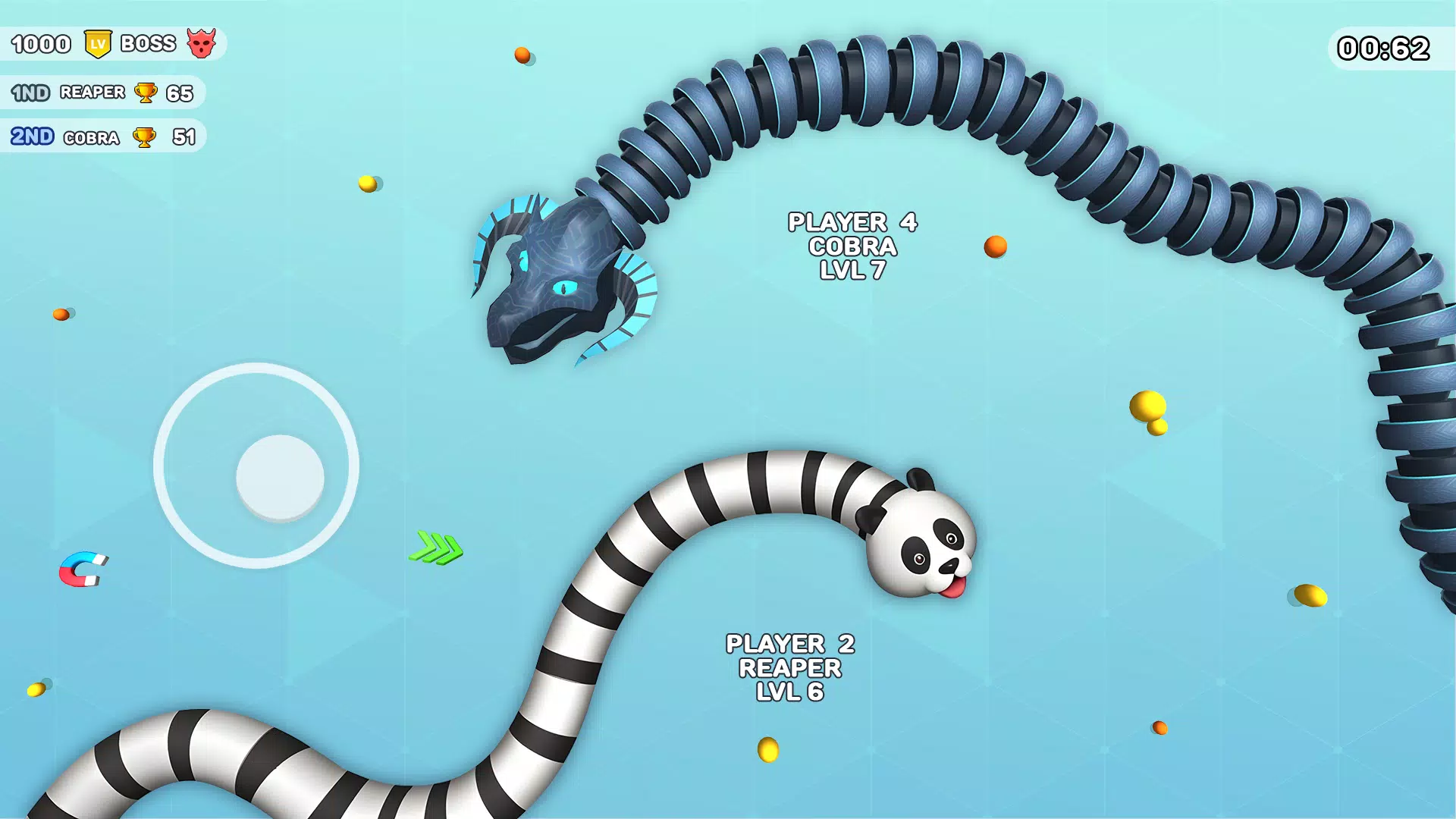 Worms Clash - Snake Games 스크린샷 2