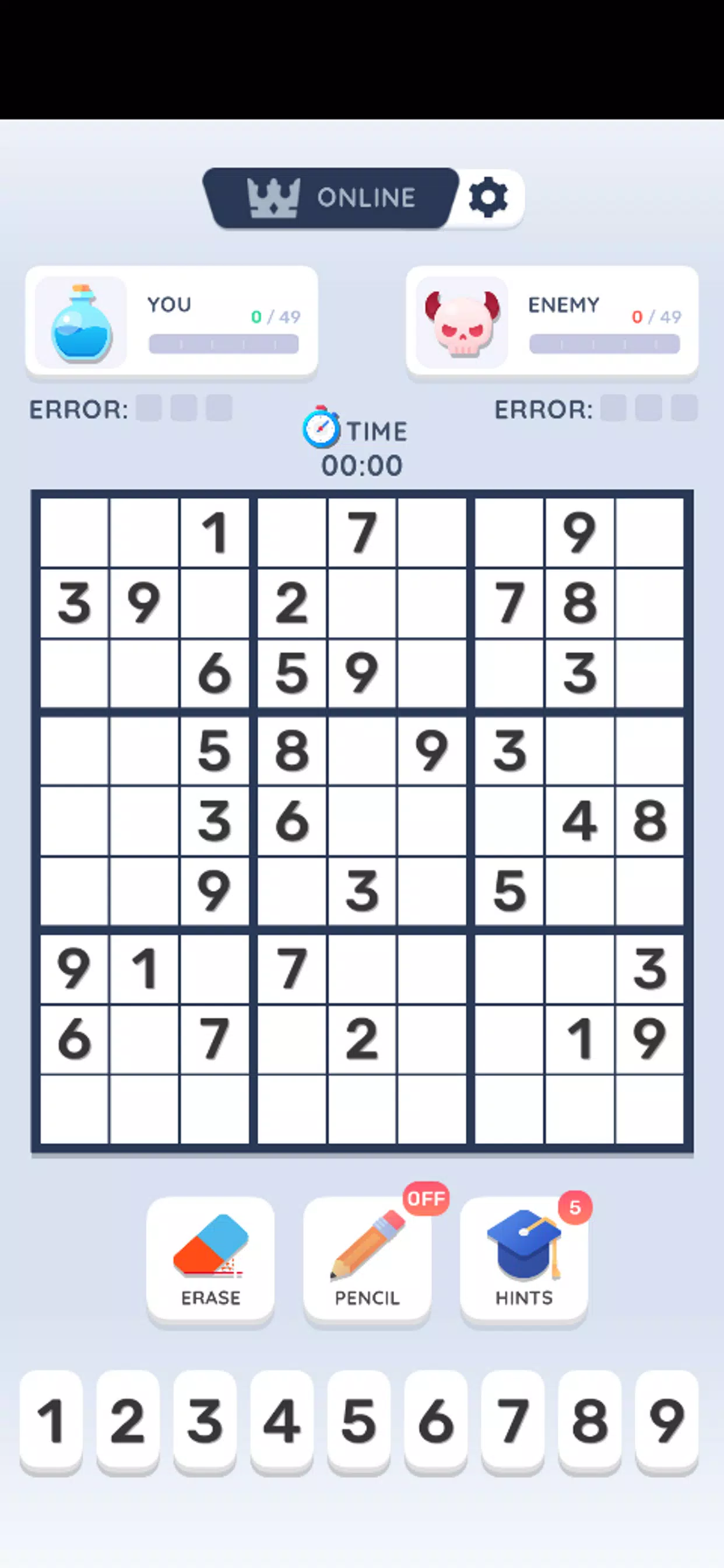 Sudoku Online Screenshot 2