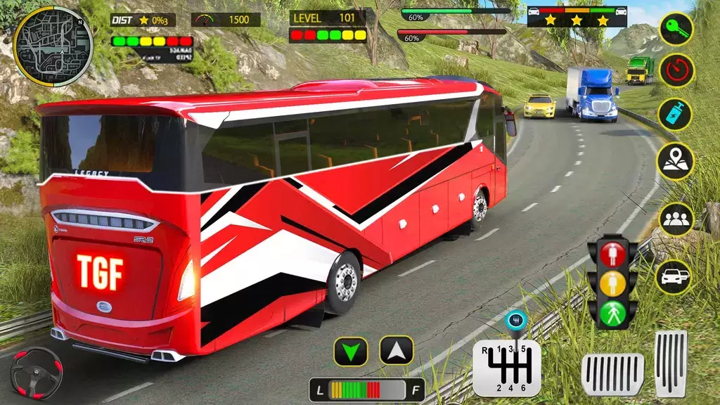 Coach Bus 3D Driving Games Captura de tela 0