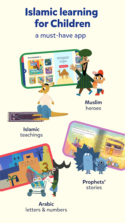 Miraj Muslim Kids Books Games Ekran Görüntüsü 0