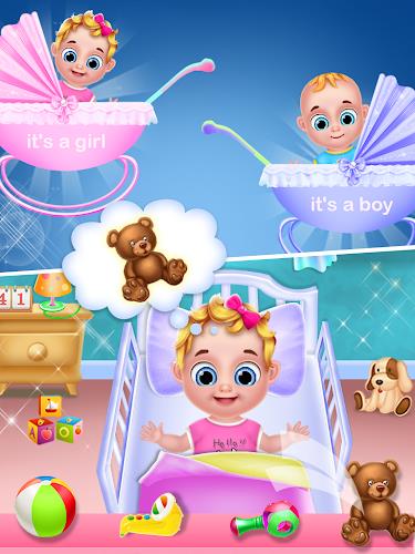 Mom & Newborn Baby Shower Game ဖန်သားပြင်ဓာတ်ပုံ 2