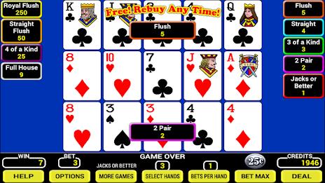 Triple Play Poker Ekran Görüntüsü 0