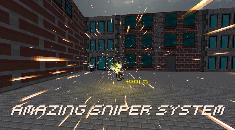 Pixel Sniper 3D Captura de tela 3