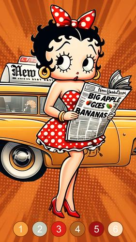 Betty Boop Vintage Coloring应用截图第2张