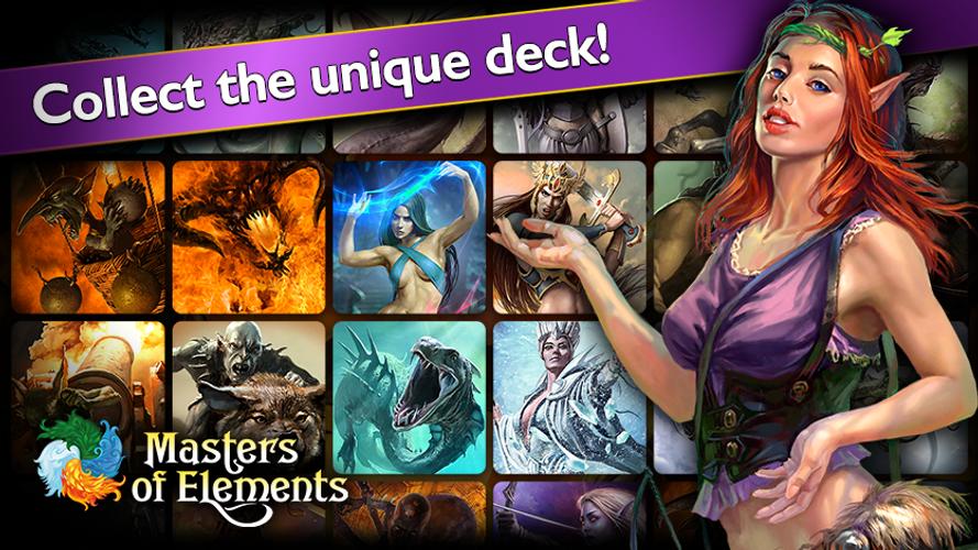 Masters of Elements－Online CCG Captura de tela 1